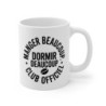 Mug Humour Club Officiel – Tasse Céramique 325ml Manger Dormir Beaucoup – Cadeau Drôle Pause Café