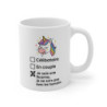 Mug Humour Licorne – Tasse Céramique 325ml « Je suis une Licorne » – Cadeau Mignon et Fantaisie