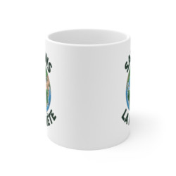 Mug Sauvons la Planète – Tasse Céramique 325ml Écologie Terre – Cadeau Écoresponsable