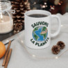 Mug Sauvons la Planète – Tasse Céramique 325ml Écologie Terre – Cadeau Écoresponsable