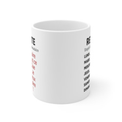 Mug Humour Retraite – Tasse Céramique 325ml « Faire tout ce que je veux » – Cadeau Départ Retraite