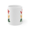 Mug La Vie à la Ferme – Tasse Céramique 325ml Tracteur et Blé – Cadeau Agriculteur Campagne