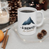 Tasse Montagne 325ml – Mug Céramique “À Bientôt au Sommet” – Cadeau Randonneur Aventure Nature