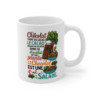 Tasse Humour Chocolat 325ml – Mug Céramique “Le Chocolat est une Salade” – Cadeau Original