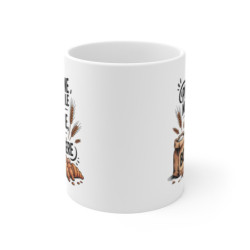 Tasse Humour Boulangère 325ml – Mug Céramique “Personne ne me roule dans la farine” – Cadeau Drôle Artisan Pâtisserie