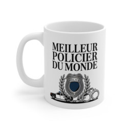 Tasse Meilleur Policier du Monde 325ml – Mug