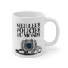 Tasse Meilleur Policier du Monde 325ml – Mug Céramique Badge Police et Menottes