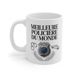 Tasse Meilleure Policière du Monde 325ml – Mug