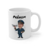 Tasse Personnalisable Pilote 325ml – Mug Céramique Avion Cartoon avec Prénom – Cadeau Original Aviation Homme
