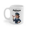 Tasse Personnalisable Pilote Femme 325ml – Mug Céramique Aviatrice Cartoon avec Prénom – Cadeau Original Aviation