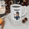 Tasse Personnalisable Pilote Femme 325ml – Mug Céramique Aviatrice Cartoon avec Prénom – Cadeau Original Aviation