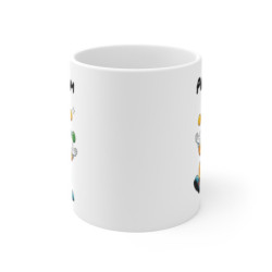 Tasse Personnalisable Clown 325ml – Mug Céramique Jongleur Cartoon avec Prénom – Cadeau Drôle