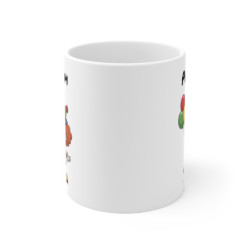 Tasse Personnalisable Clown Ballons 325ml – Mug Céramique Cartoon avec Prénom – Cadeau Drôle Cirque Enfant ou Adulte