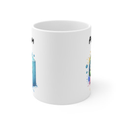 Tasse Personnalisable Canard Mignon – Mug Prénom Illustration Colorée – Cadeau Animal Rigolo Bohème 325ml