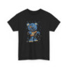 Tee Shirt Ours Méchant Bleu – T-shirt Graphique Unisexe Noir – Style Cartoon Bad Boy Streetwear