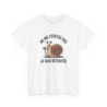 Tee Shirt Femme Retraite Drôle – Ne Me Stresse Pas Je Suis Retraitée – Escargot Humour – Blanc ou Gris