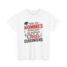 Tee Shirt Tous les hommes naissent égaux – Les meilleurs sont Chefs Cuisiniers – T-Shirt Unisexe Humour